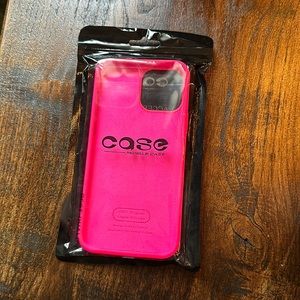 Hot pink iPhone 13 Pro Max case